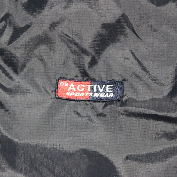 Active Sportswear Jacket Mens S Gray Fleece Warm Reversible Warm Casual Vintage - Picture 6 of 7